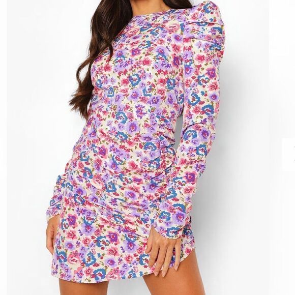 Tall Puff Sleeve Dress - Picture 2 of 11